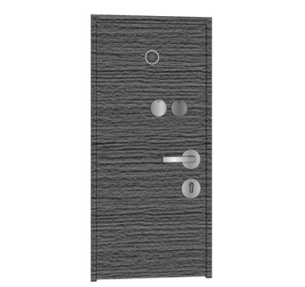 现代单开门平开门su模型