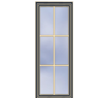 现代玻璃落地窗su模型