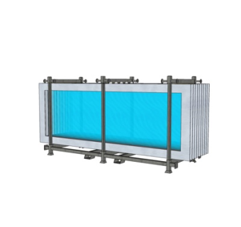 工业风玻璃放置架su模型