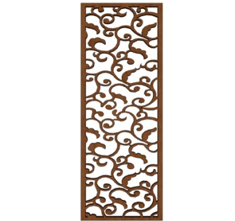 简欧屏风su模型