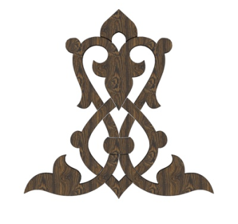 简欧镂空雕花su模型