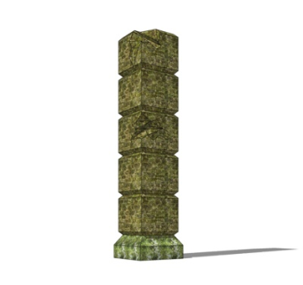 欧式柱子su模型