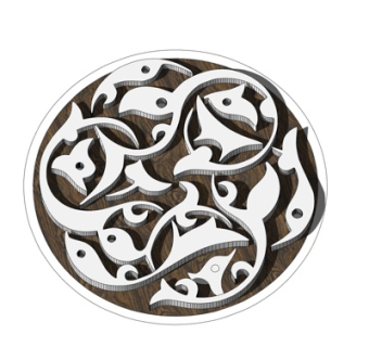 简欧雕花su模型