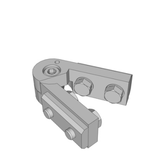 现代门扇铰链su模型