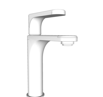 现代水龙头su模型