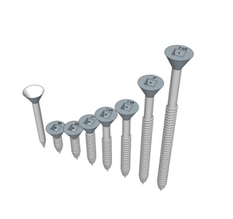 现代自攻螺丝su模型