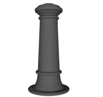 欧式罗马柱su模型