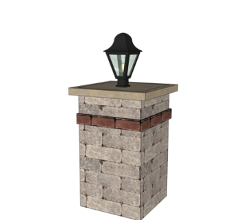 欧式罗马柱su模型