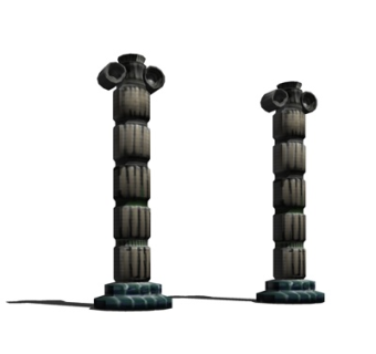 欧式罗马柱su模型