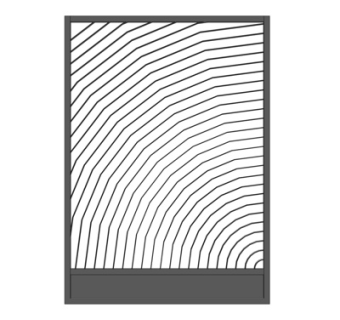 现代屏风su模型