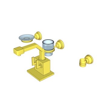 简欧水龙头su模型