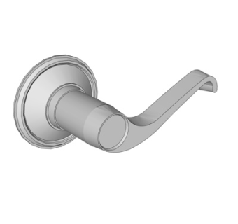 简欧门把手su模型