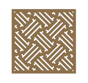 简欧镂空雕花su模型