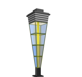 简欧路灯su模型