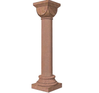 欧式罗马柱su模型