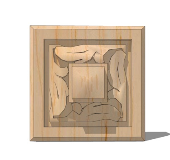 简欧石雕su模型