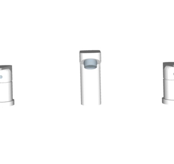 现代水龙头su模型