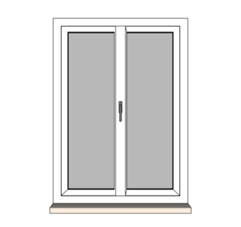 现代窗户su模型