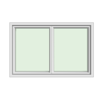 现代窗户su模型