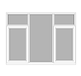 现代窗户su模型