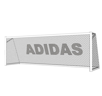 现代足球球门su模型