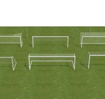 现代足球球门su模型