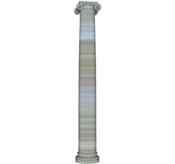 欧式石膏罗马柱su模型