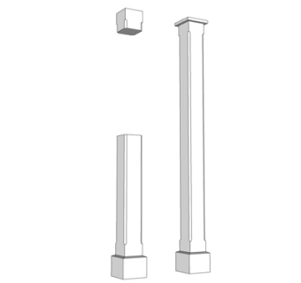 欧式石膏罗马柱su模型