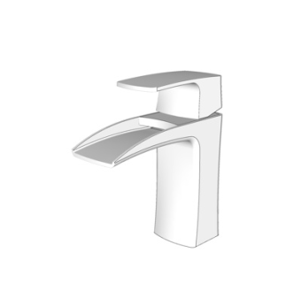 现代水龙头su模型