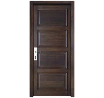 现代实木单开门su模型