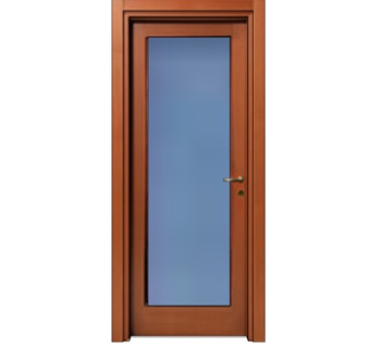 现代实木单开门su模型