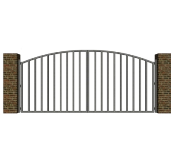 现代铁艺庭院大门su模型