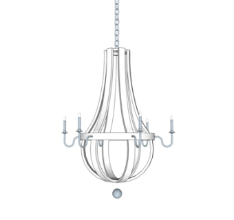 欧式金属烛台灯su模型