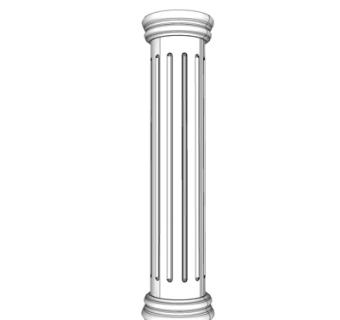 欧式石膏罗马柱su模型