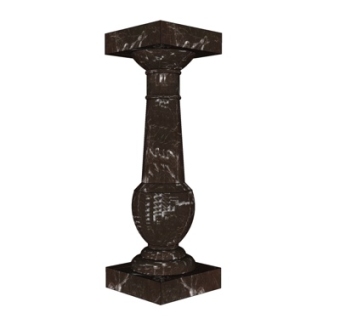 欧式陶瓷柱子su模型