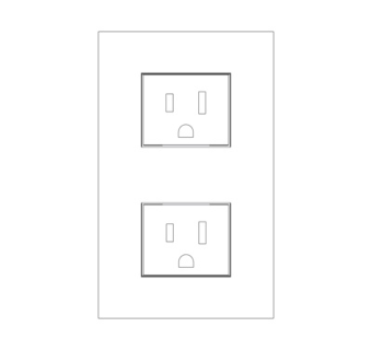 现代开关插座面板su模型