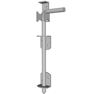 现代金属门栓su模型