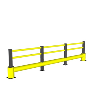 现代金属栏杆su模型