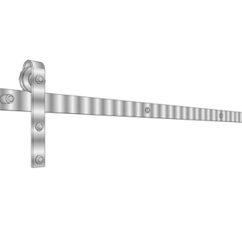 现代谷仓门导轨su模型