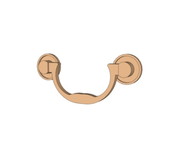 现代拉手门把手su模型