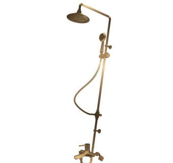 欧式金属花洒su模型