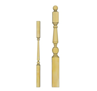 欧式阳台护栏su模型