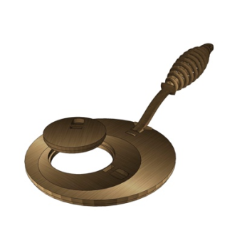 工业风炉盖把手su模型