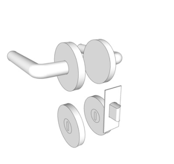 现代门把手su模型