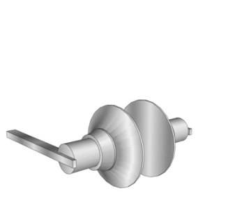 现代金属门把手su模型