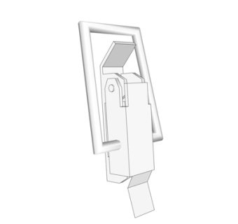 现代金属固定件su模型