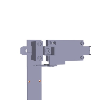 现代金属固定件su模型