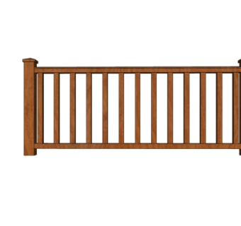 简欧楼梯扶手su模型