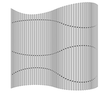 现代屏风su模型