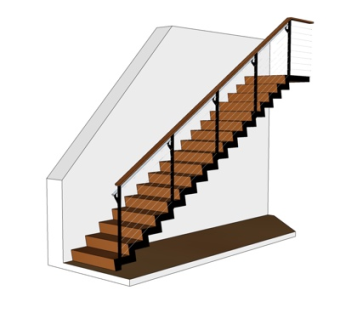 北欧楼梯su模型